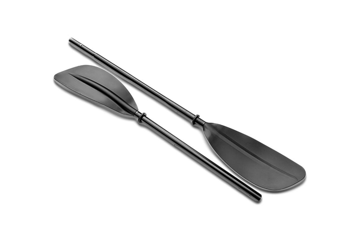 Two-Piece Black Kayak Paddle